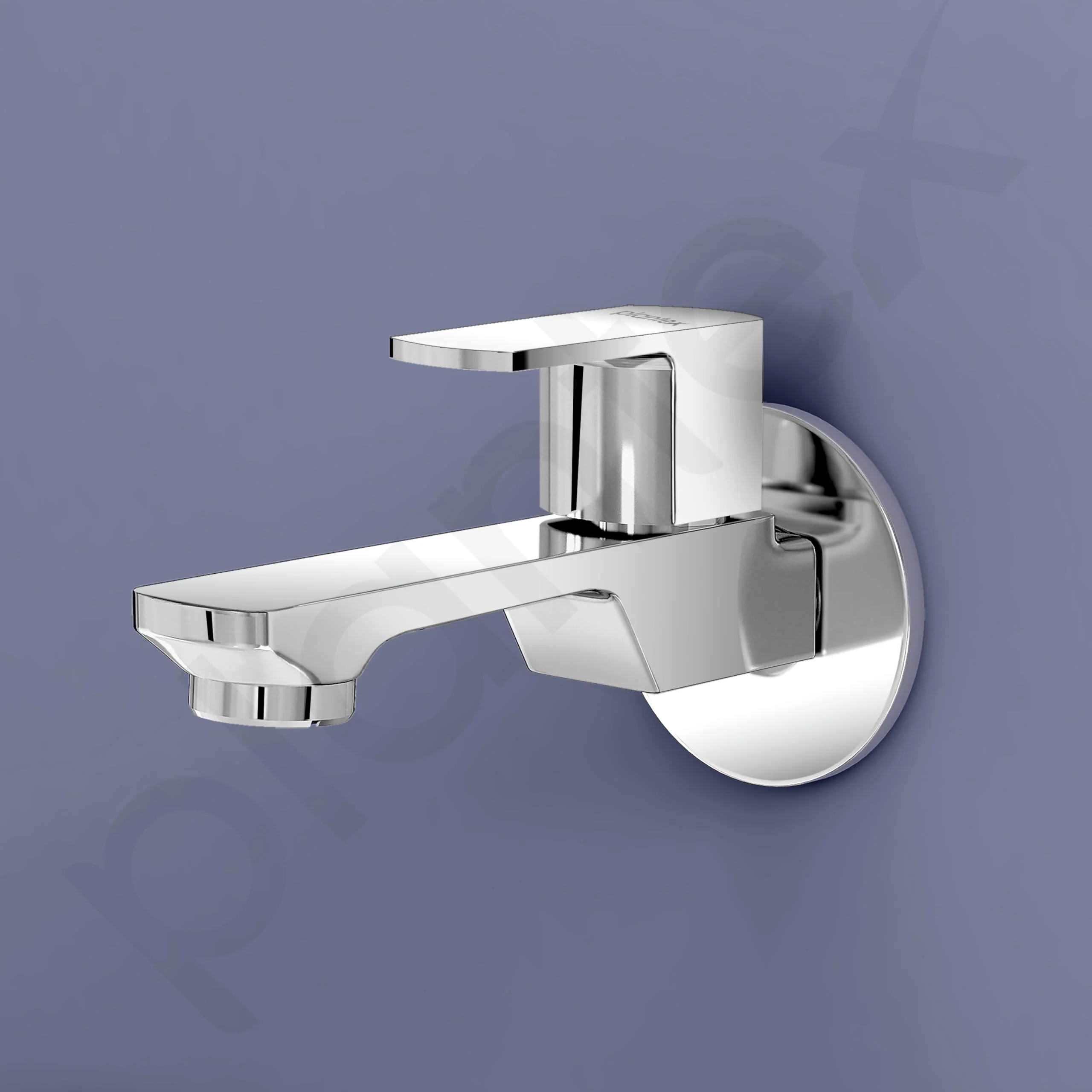 Plantex Long Body Bib Cock Water Tap with Water Saving Nozzle for Kitchen Tap and Brass Spindle/Bib Tap with Wall Flange and Teflon Tape for Bathroom - Pack of 2 (SAGA-1292-Chrome) - Image 6