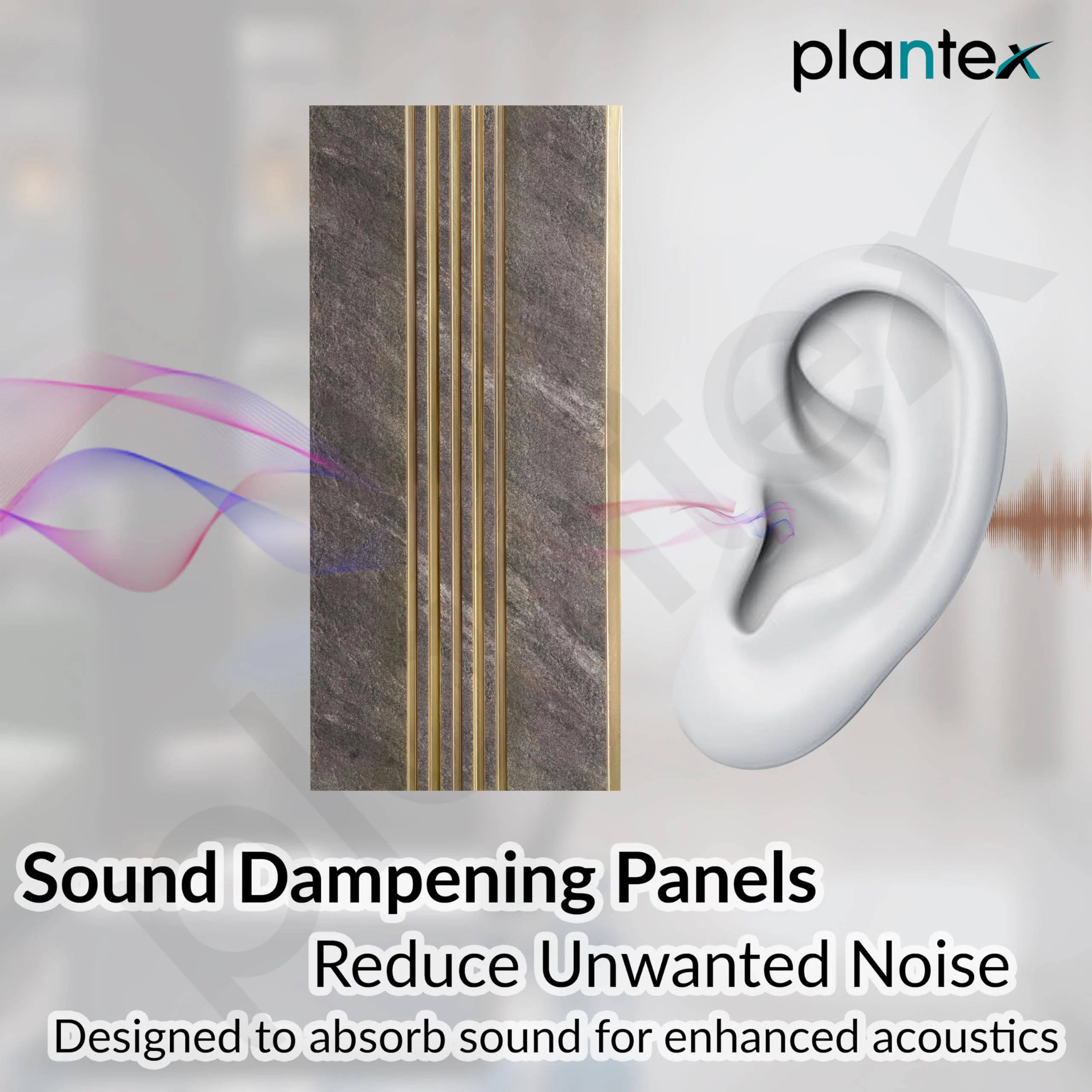 Plantex Louvers Panel for Wall/8 Feet Wall Panels/3D Charcoal Panel for Interior Walls Décor - Pack of 5 Covers - 40 Sq. Ft, Size-1 Feet x 8 Feet (YD-1204) - Image 5