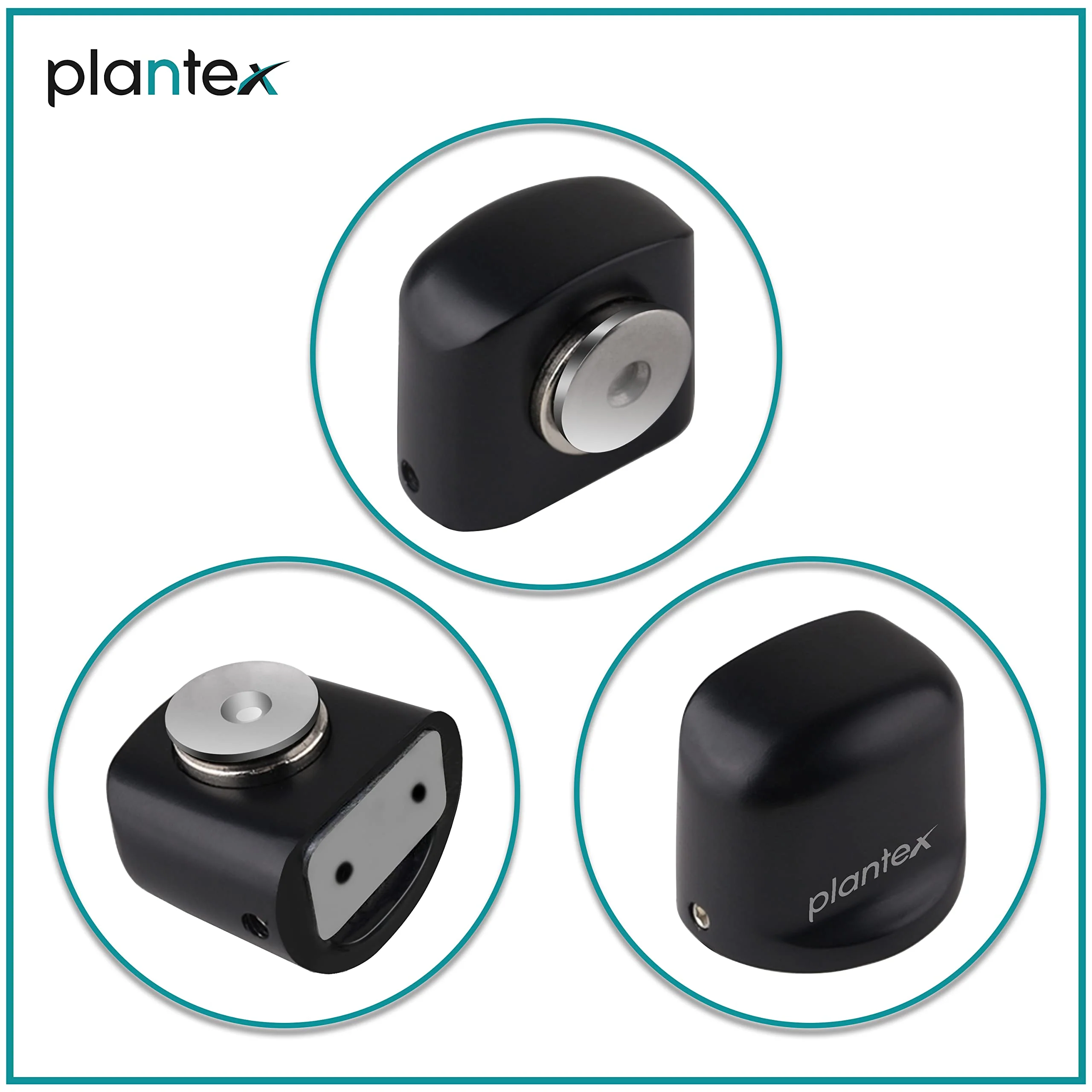 Plantex Magnet Door Stopper/Gate Stopper for Main Door/Door Magnet Stopper for Bathroom/Office/Hotel - (193-Black) - Image 6