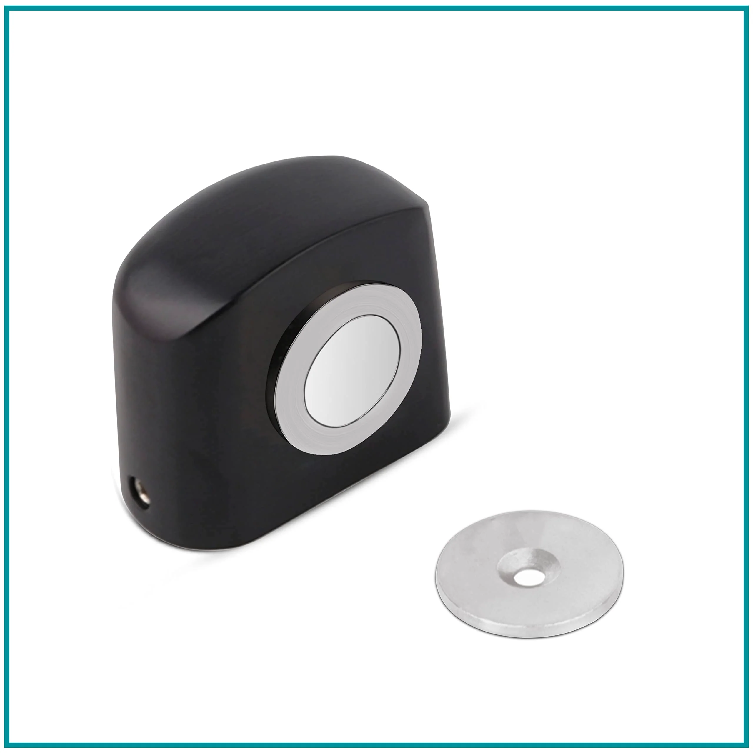 Plantex Magnet Door Stopper/Gate Stopper for Main Door/Door Magnet Stopper for Bathroom/Office/Hotel - (193-Black) - Image 7
