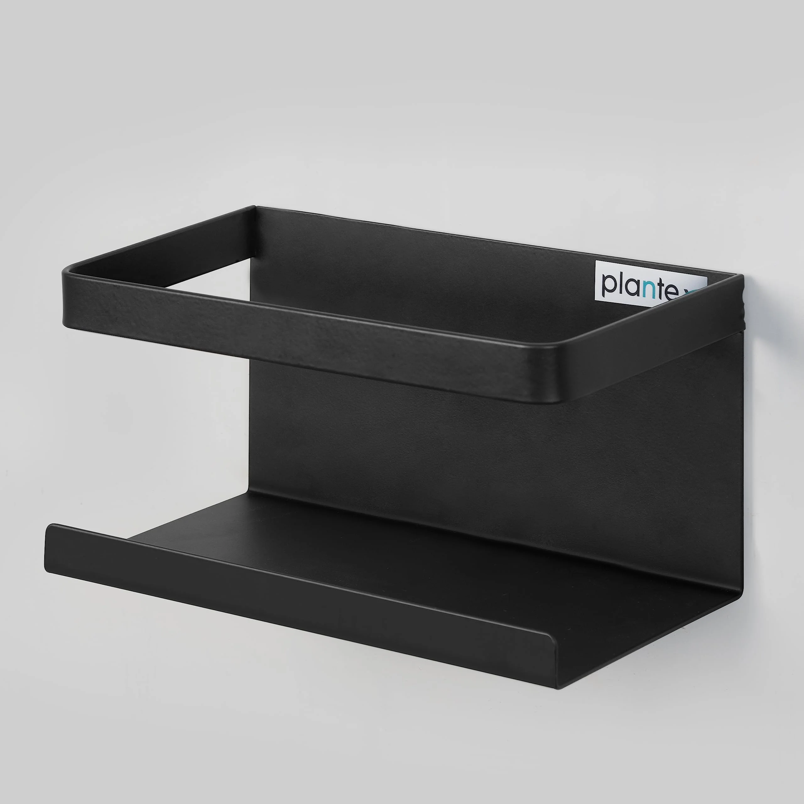 Plantex Magnetic Refrigerator Shelf/Kitchen Organiser Storage Magnetic Spice Shelf For Fridge/Organiser for Refrigerator(Carbon Steel,Black) - Image 6