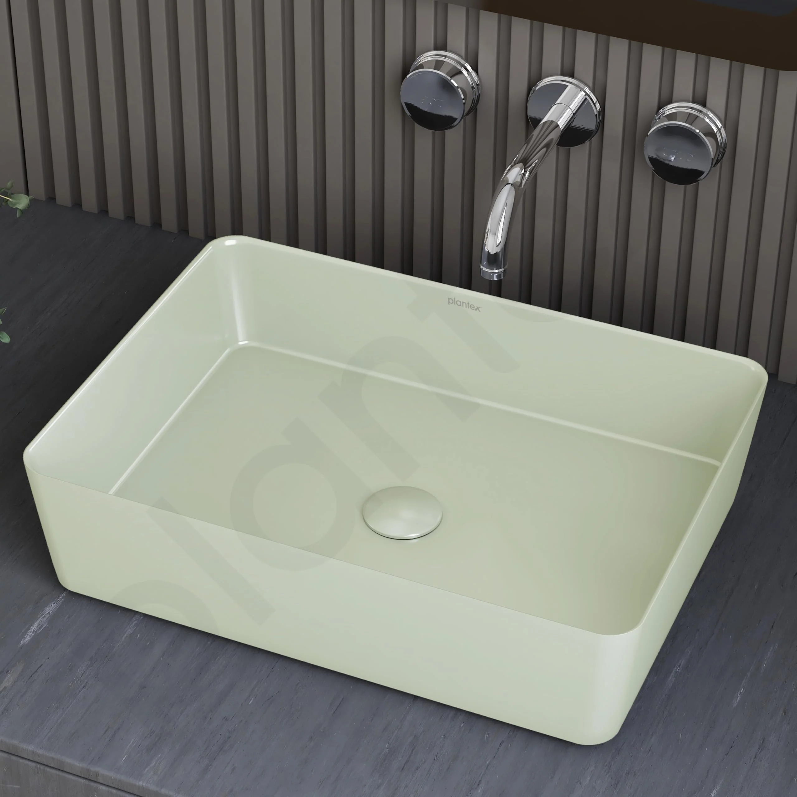 Plantex Melamine Counter Top Wash Basin/Tabletop Basin/Washbasin for Bathroom/Restaurants/Office (Mint Green, 18 x 13 x 4.5 Inch) - Image 7