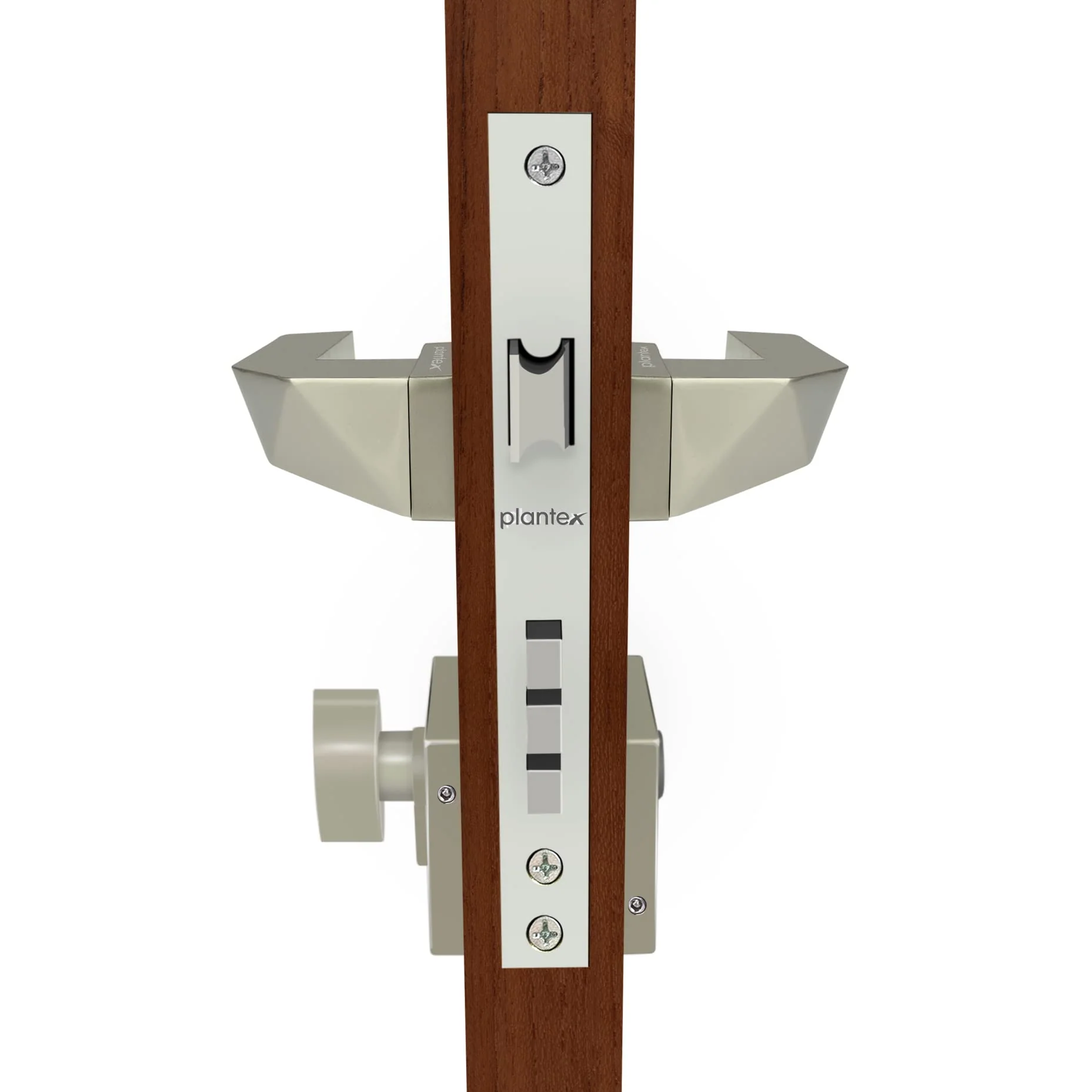 Plantex Mortise Door Lock for Main Door with 3 Computerised Keys/Door Handle Lock for Bedroom, Durable Brass Build/ 3 Years of Warranty (7095 - Satin White) - Image 6
