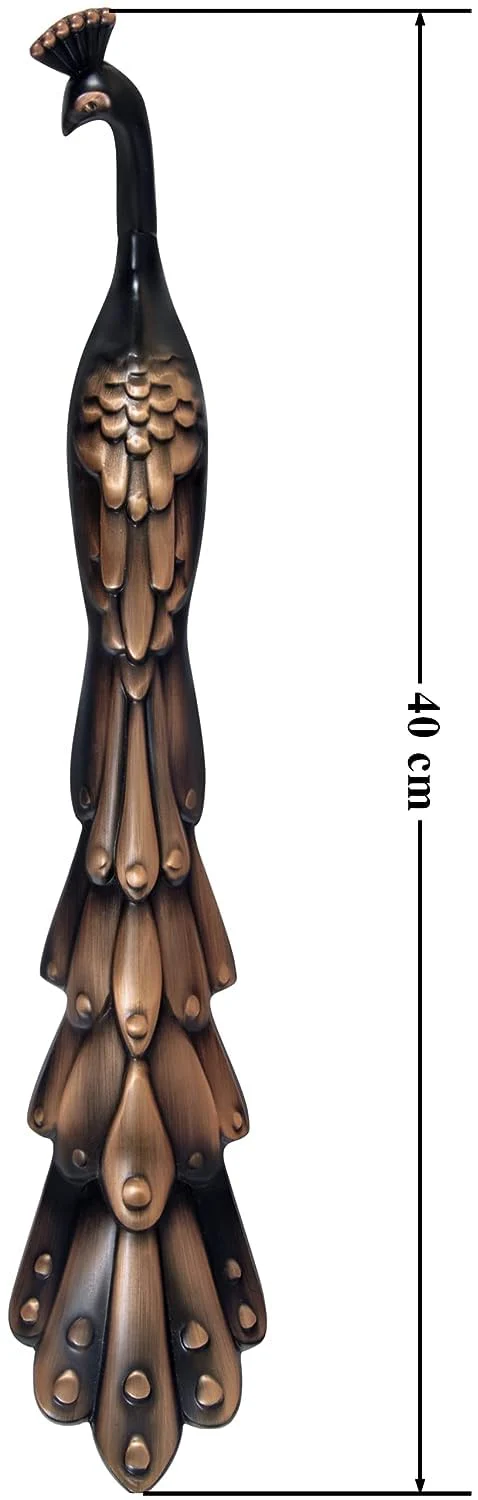 Plantex Peacock Door Handle For Main Door/16-Inches Main Door Handle/Push Handle For Glass/Wooden Door Of Home/Hotel/Office - Pack Of 1 (Rich Copper Antique) - Image 4