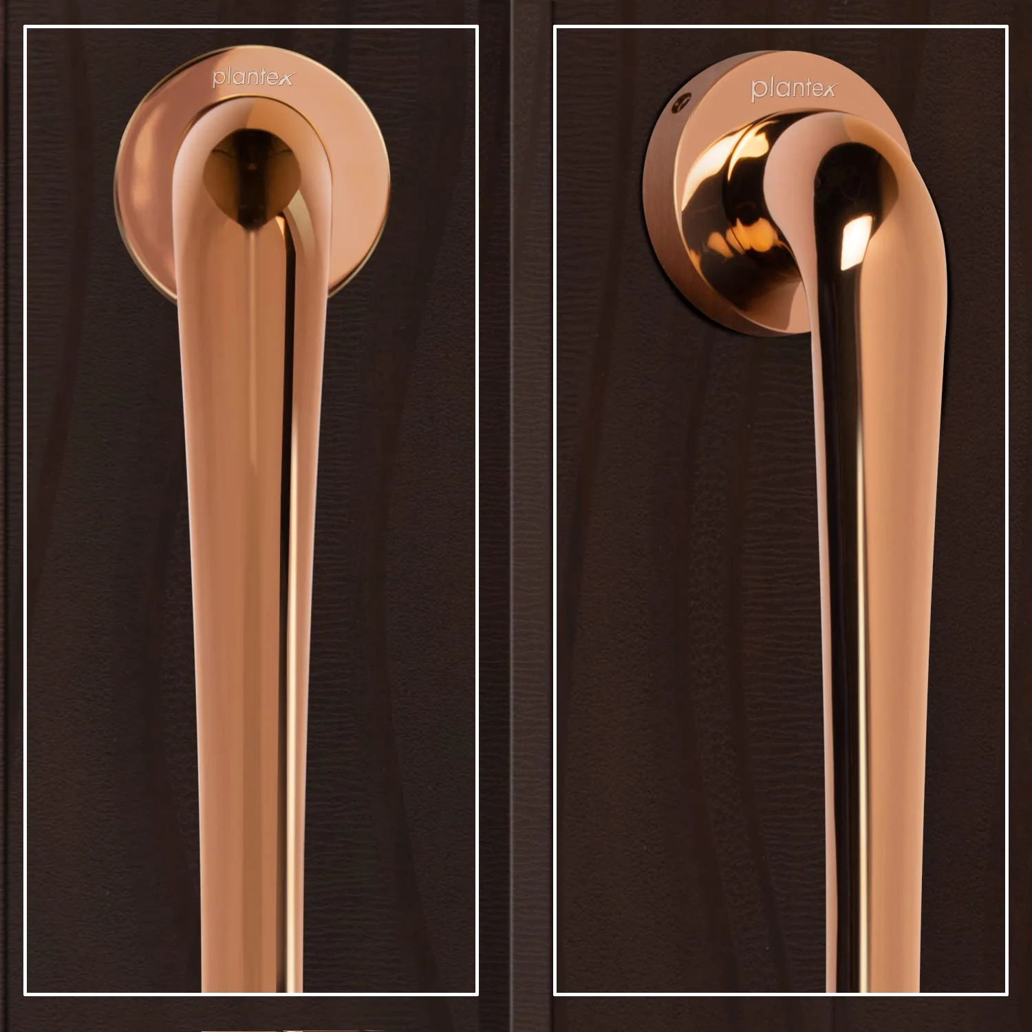 Plantex Polo 14-Inch Pull Handle For Glass/Wooden And Metal Doors (Rich Rose Gold Finish - Big) - 3 Years Warranty - Image 5
