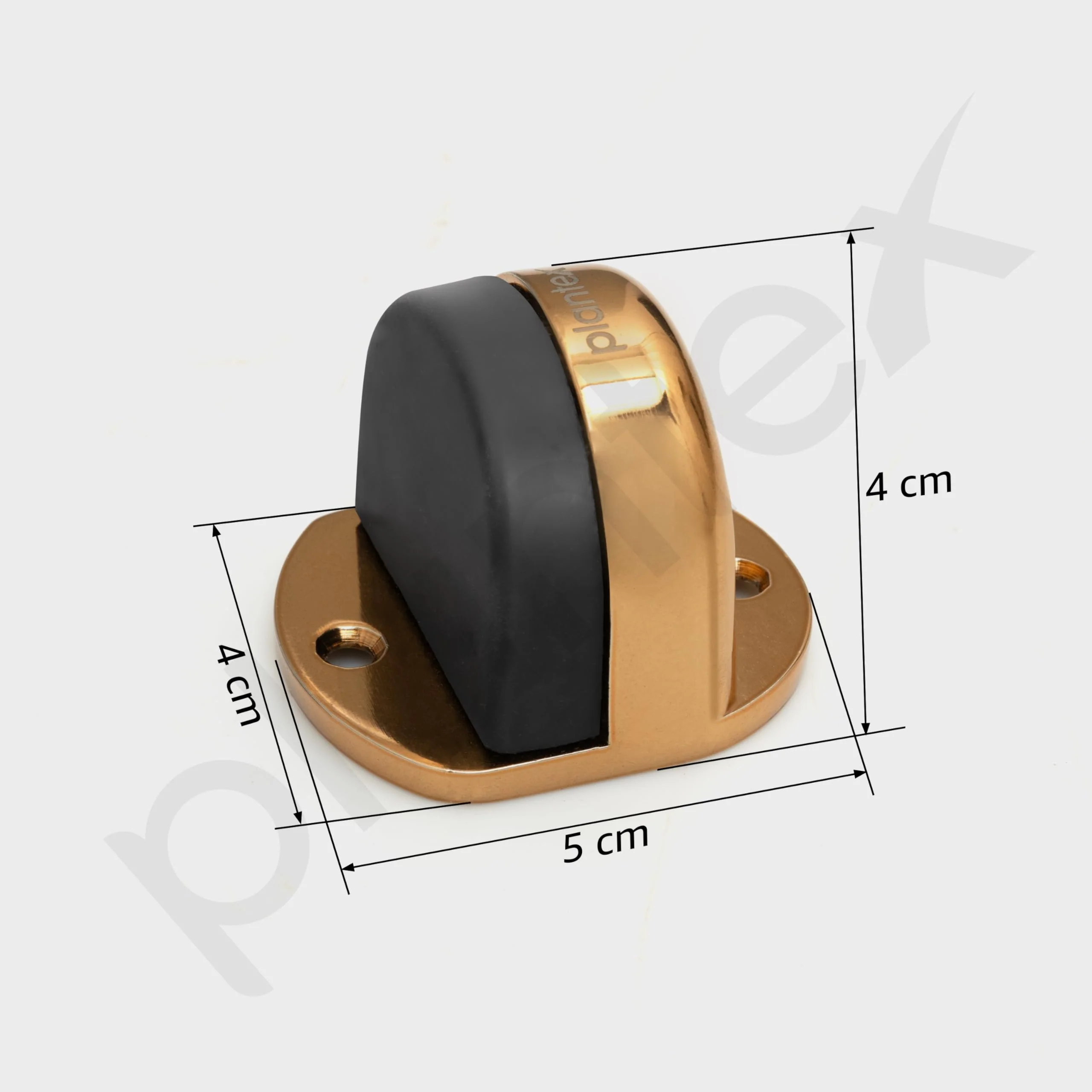 Plantex Premium Floor Mounted Door Buffer/Sound Dampening Rubber Buffer for Bed Room/Living Room/Kitchen/Bathroom Door – Pack of 1 (Rose Gold) - Image 3