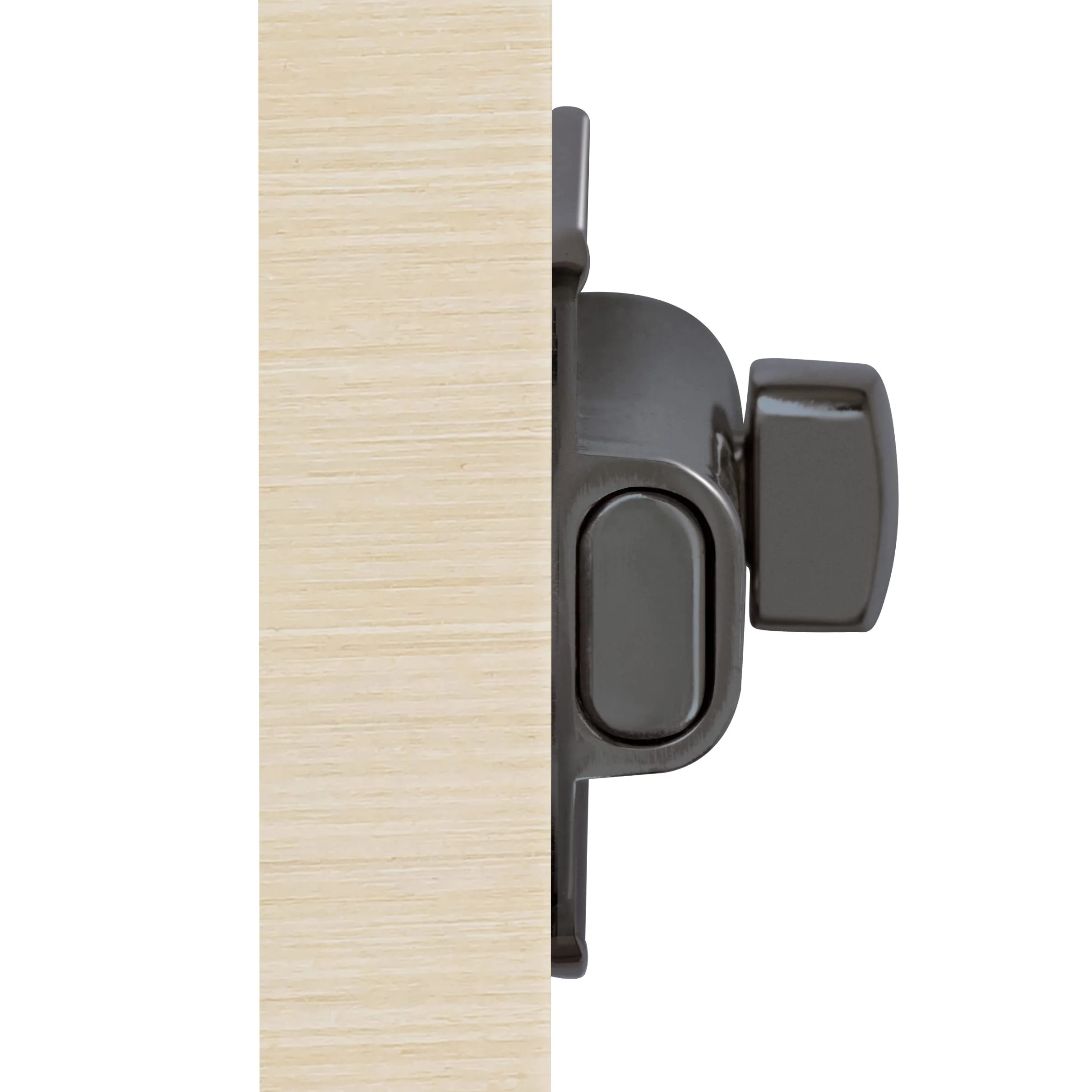 Plantex Premium Heavy Duty Door Stopper/Door Lock Latch for Home and Office Doors - Pack of 1 (Satin Black-Matt) - Image 6
