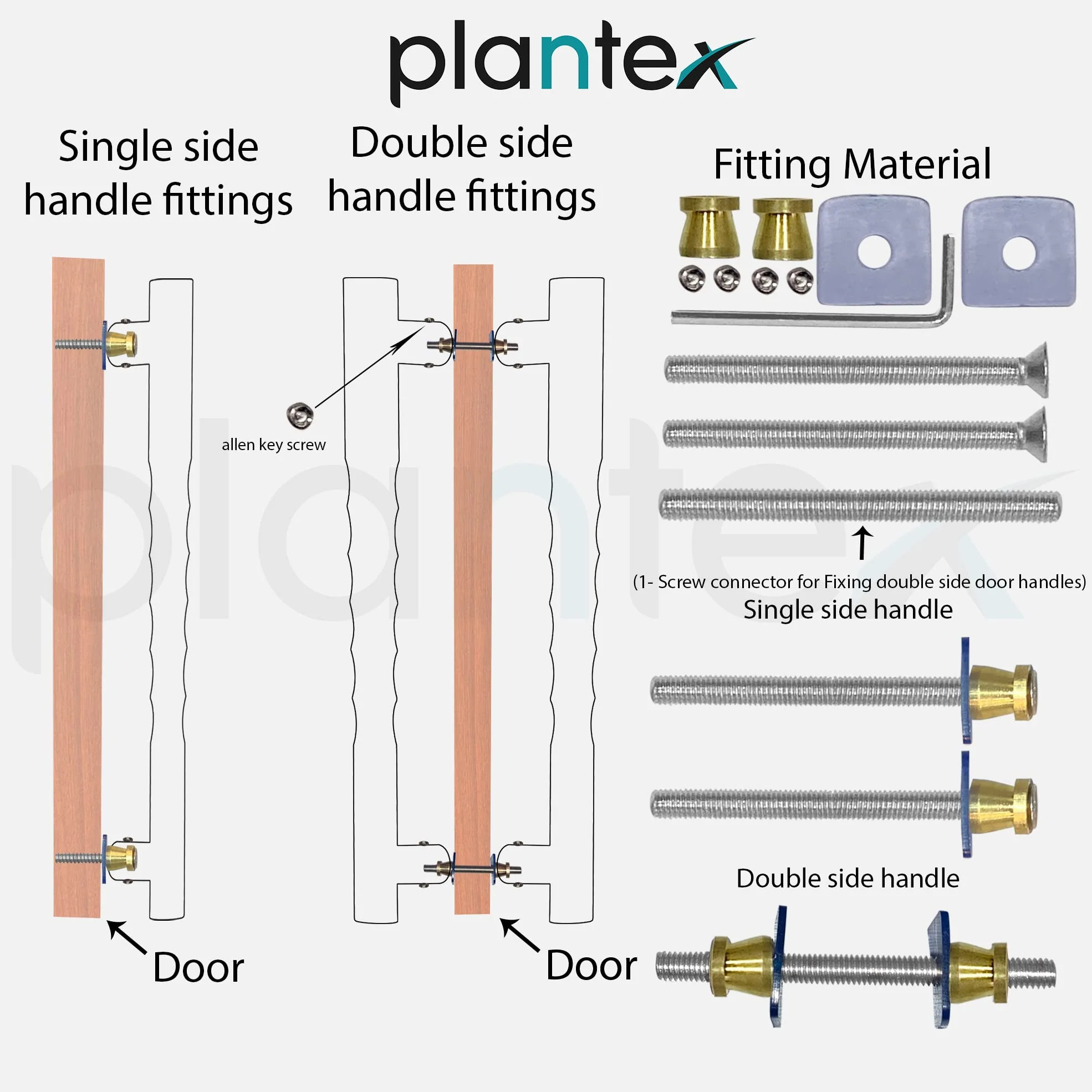 Plantex Premium Main Door Handle/17- inches Door Handle for Main Door/Pull Push Handle/Door and Home Decore Ganesh Shape Design/3 Years Warranty Pack of 1 (677- Brass Antique Finish) - Image 6