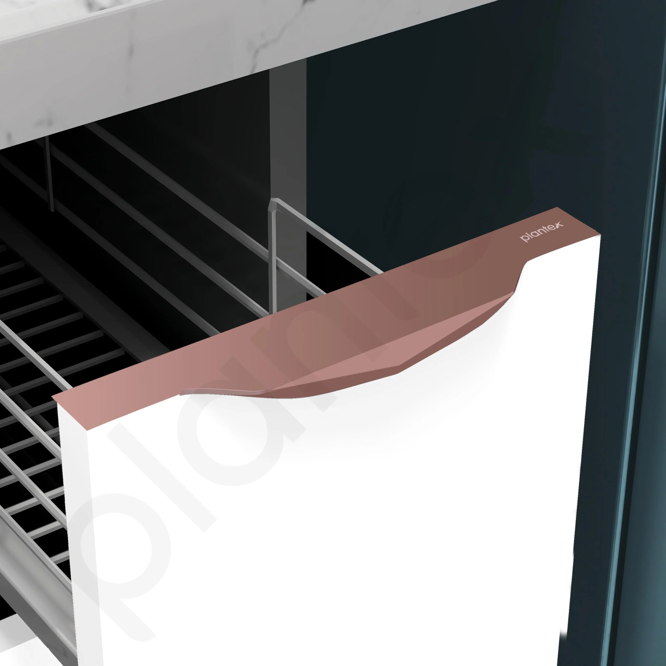 Plantex Profile Handle for Kitchen Cabinet/10 Inch Alluminium Drawer Profile Handle/Wardrobe Pull Handle for Home/Office/Hotel - Pack of 2 (Rose Gold) - Image 5