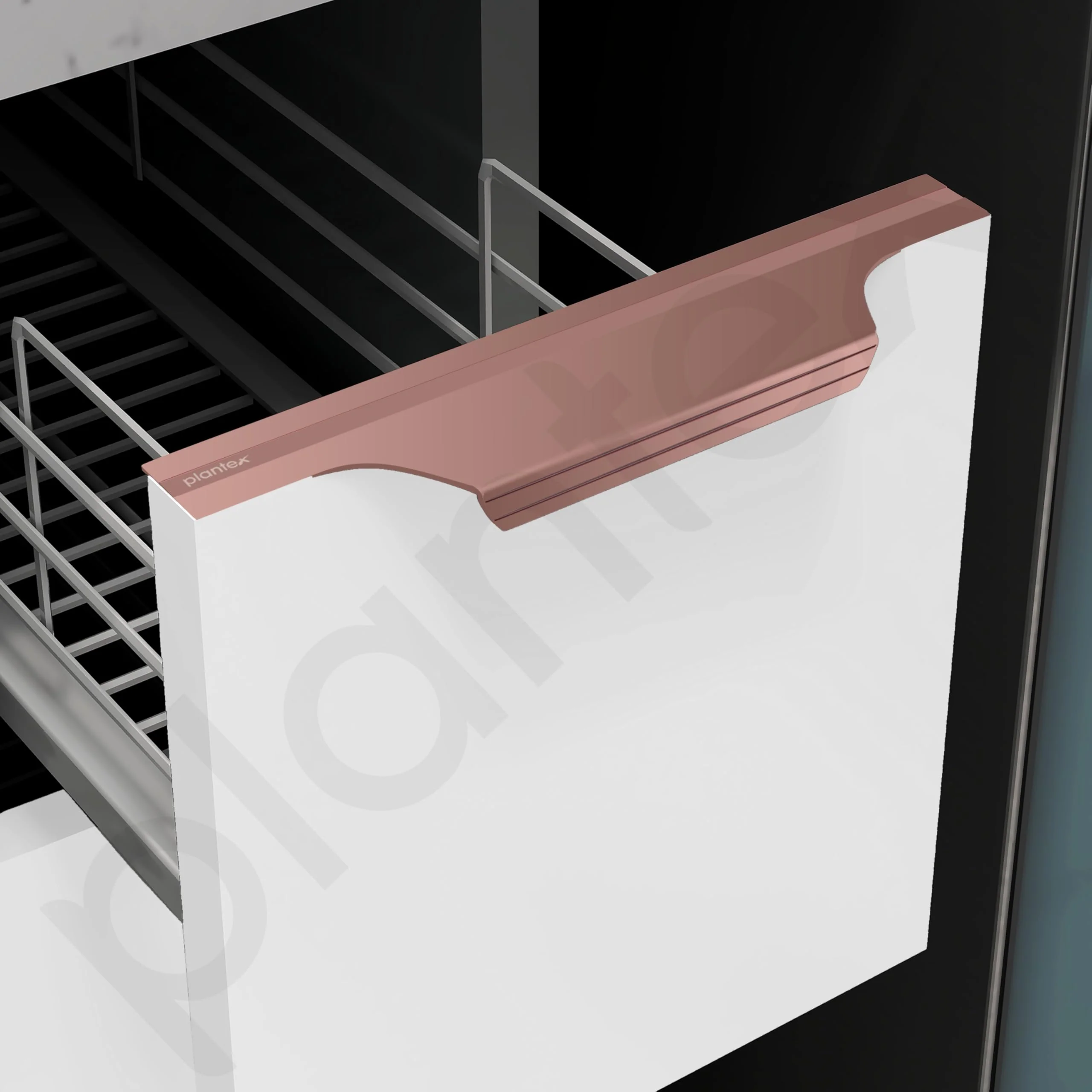 Plantex Profile Handle for Kitchen Cabinet/10 Inch Alluminium Drawer Profile Handle/Wardrobe Pull Handle for Home/Office/Hotel - Pack of 2 (Rose Gold) - Image 5