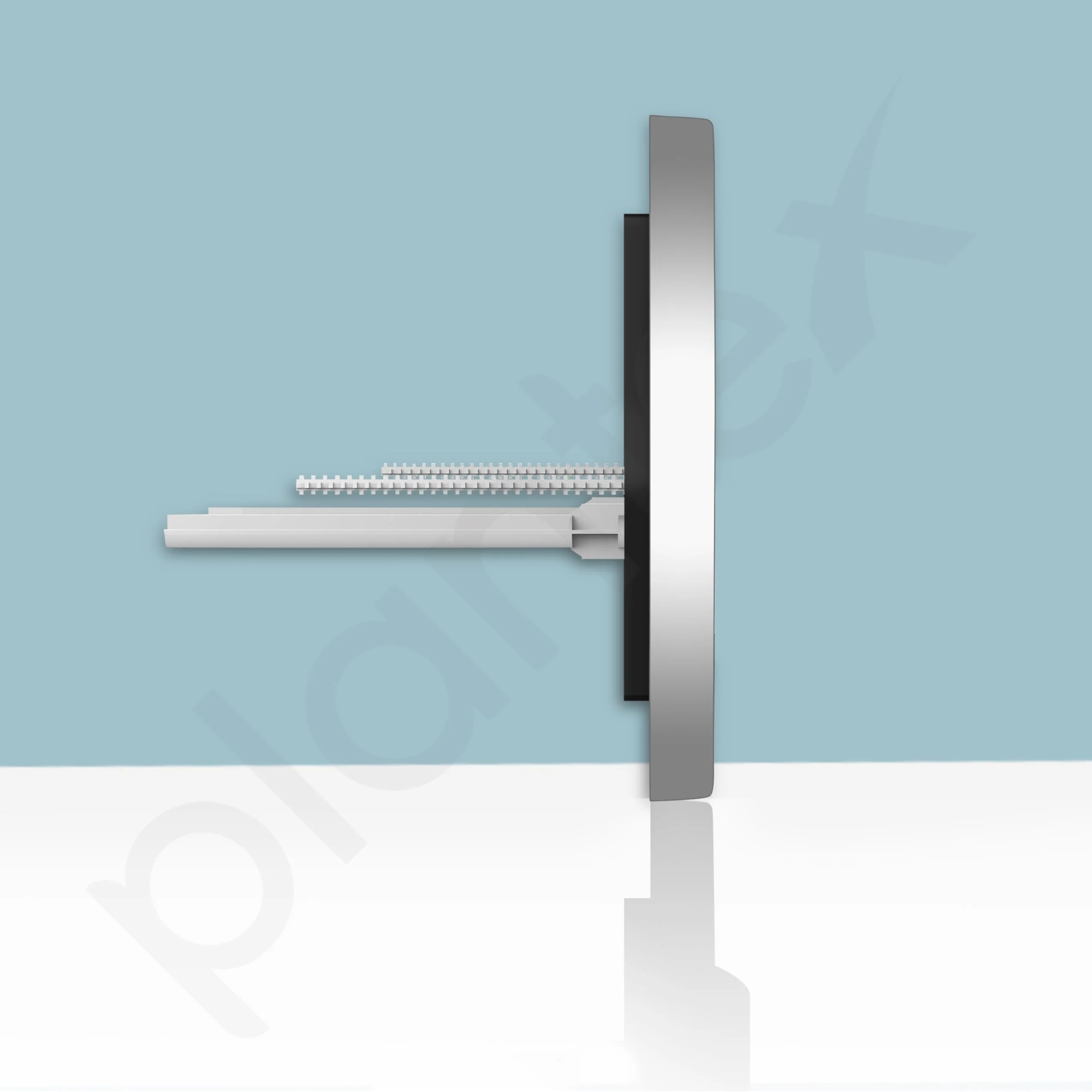 Plantex Push-Plate/Flush Plate for Toilet/Mechanical Dual-Flush Plate/Water Saving Technology - Pack of 1 (4519, Chrome) - Image 6
