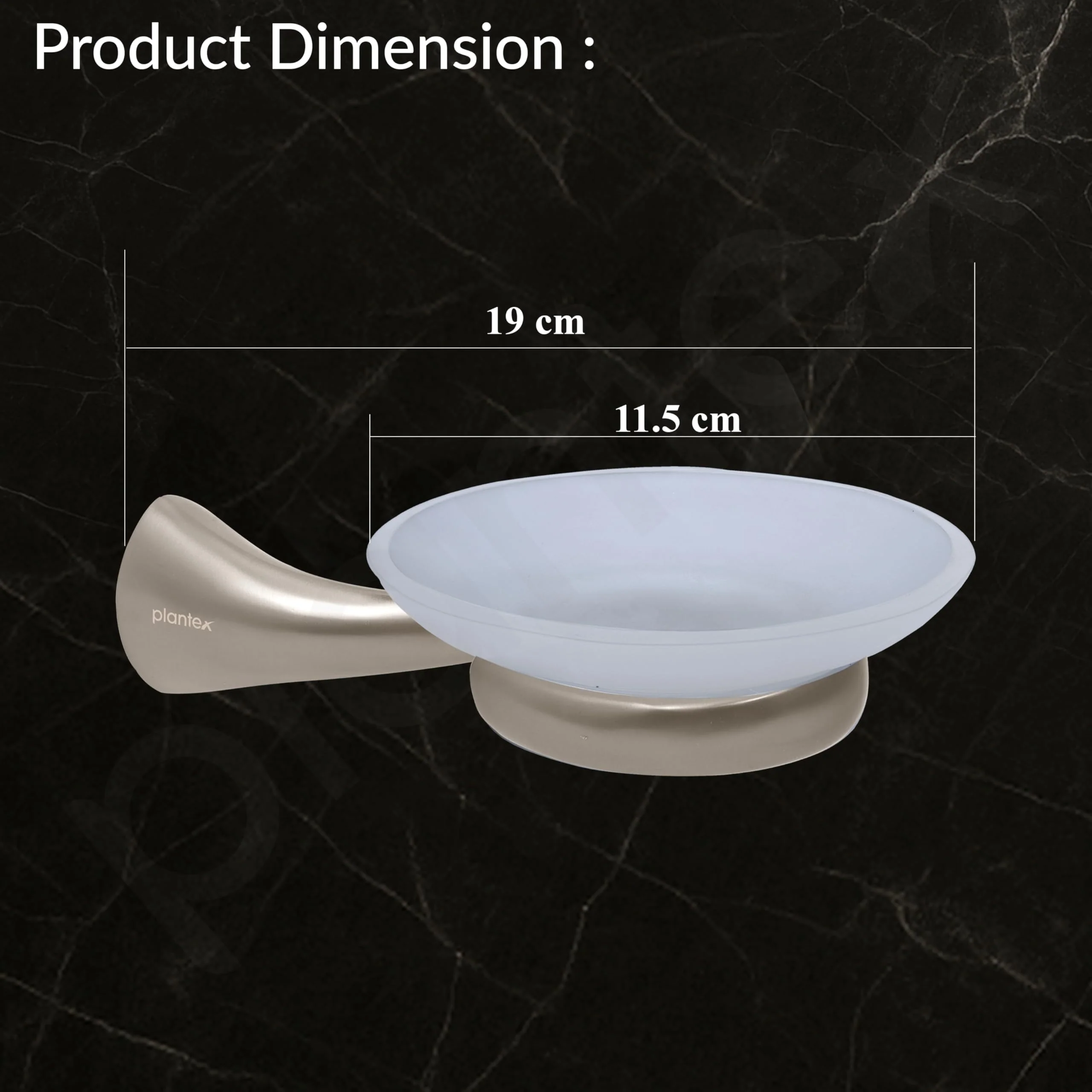 Plantex Smero Pure Brass Soap Holder for Bathroom and Kitchen/Soap Stand/Soap Dish/Soap Case/Bathroom Accessories - Effect (Satin Matt) - Image 4