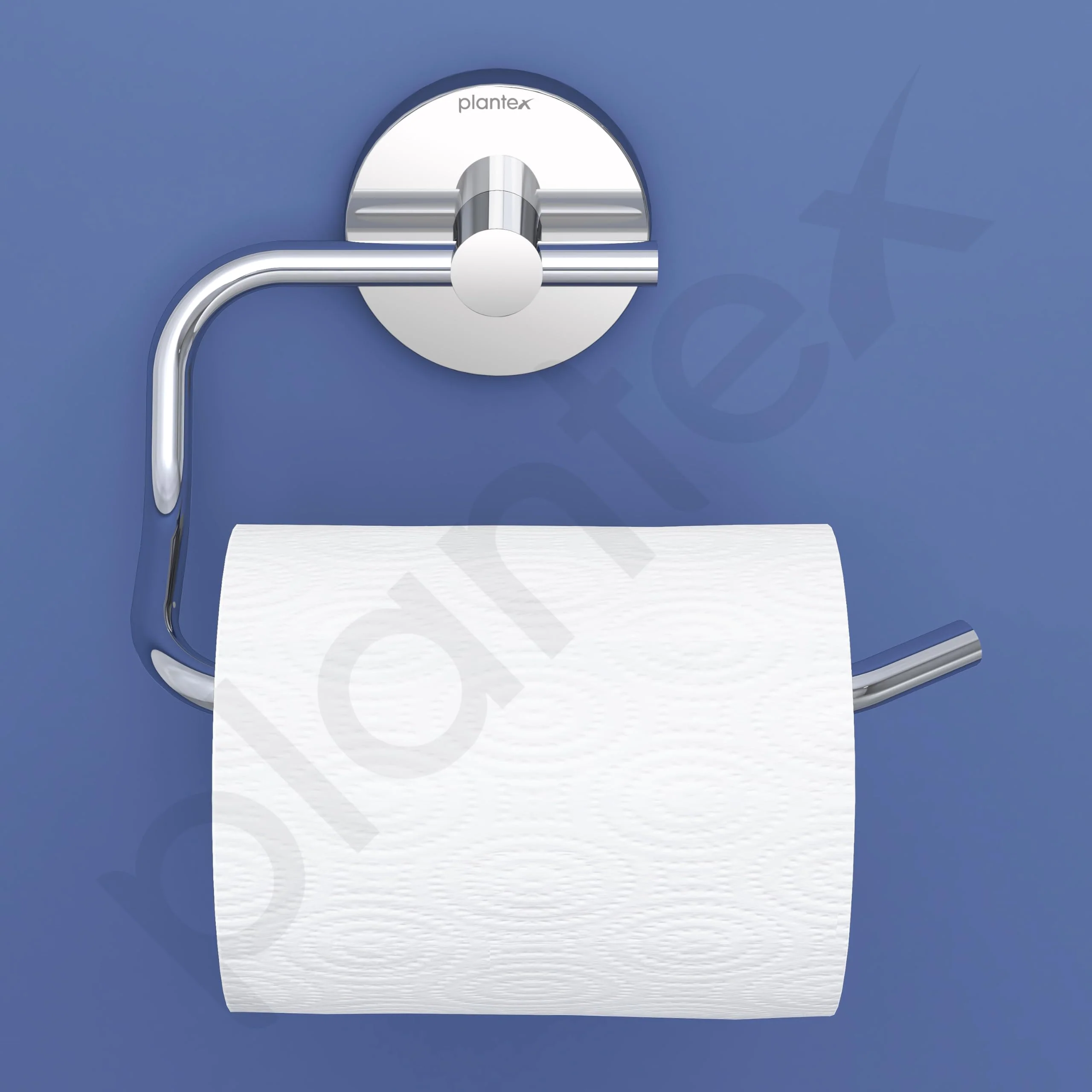 Plantex Smero Pure Brass Toilet Paper Holder/Tissue Paper Stand for Washroom/Bathroom - Circle (Chrome) - Image 4