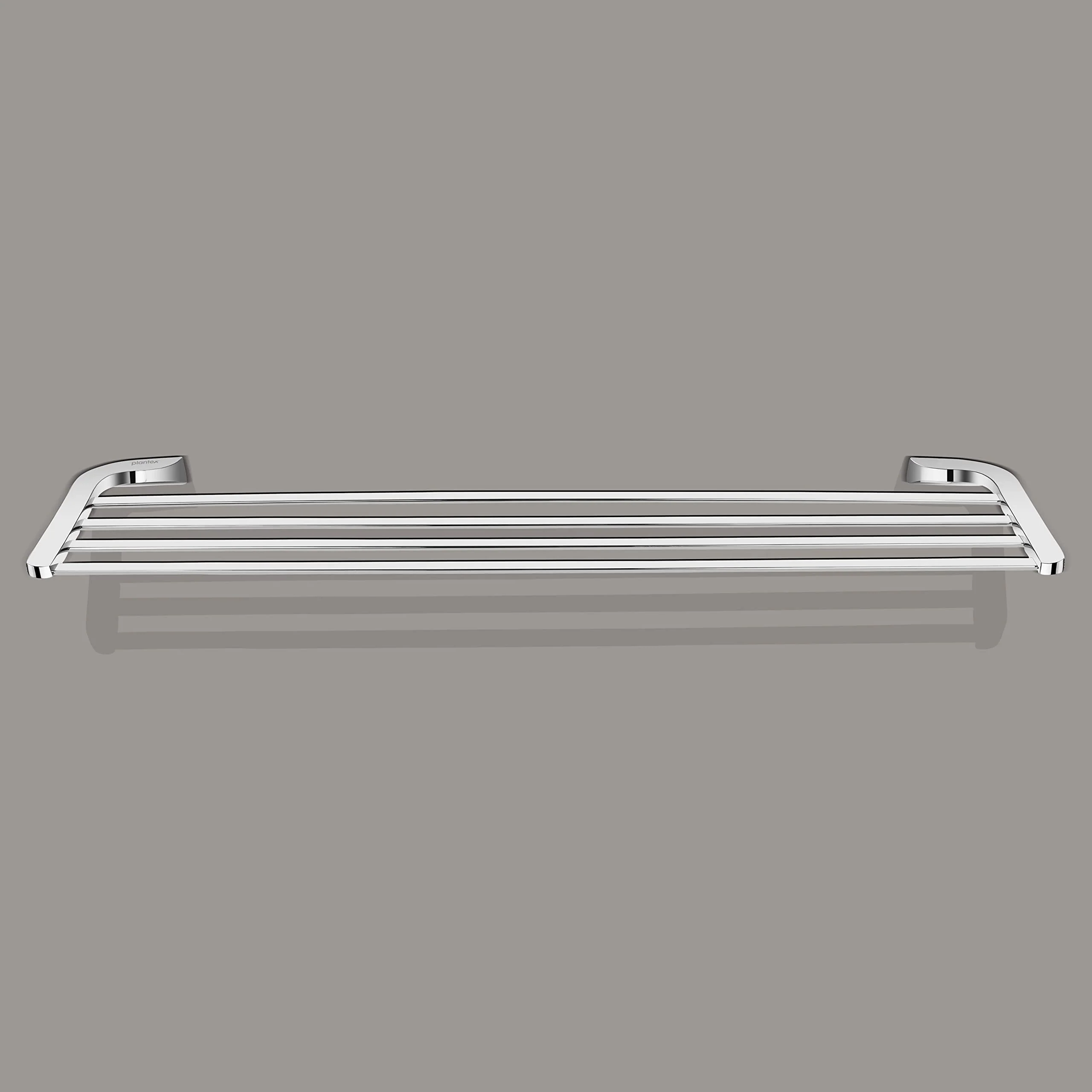 Plantex Smero Pure Brass Towel Hanger for Bathroom/Towel Hanger/Towel Rack/Bathroom Towel Hanger/Bathroom Accessories - Aqua(Chrome) - Image 6