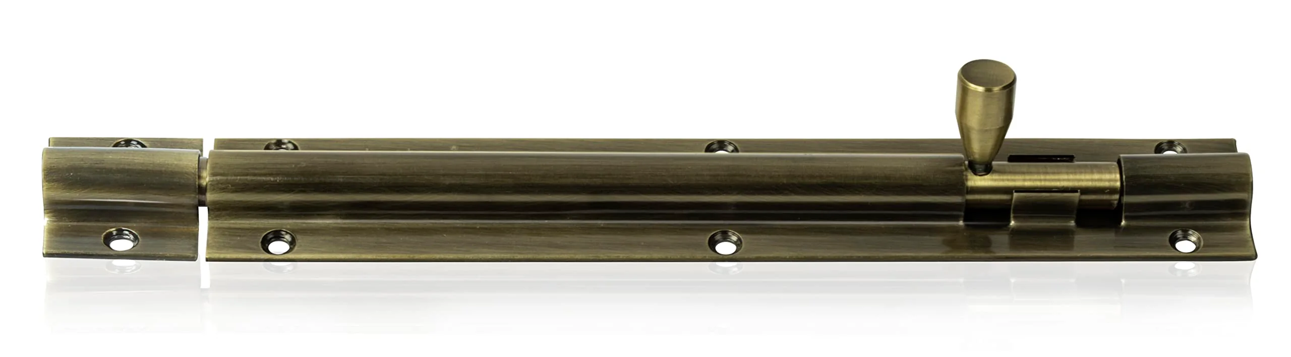 Plantex Stainless Steel 8-inch Tower Bolt/Tower Bolt for Home,Offices Doors and Windows/Tower Bolt for Main Door/Wardrobe Door Latch/Kundi/Chitakini/Door Latch for Windows (Brass Finish, Pack of 2) - Image 5