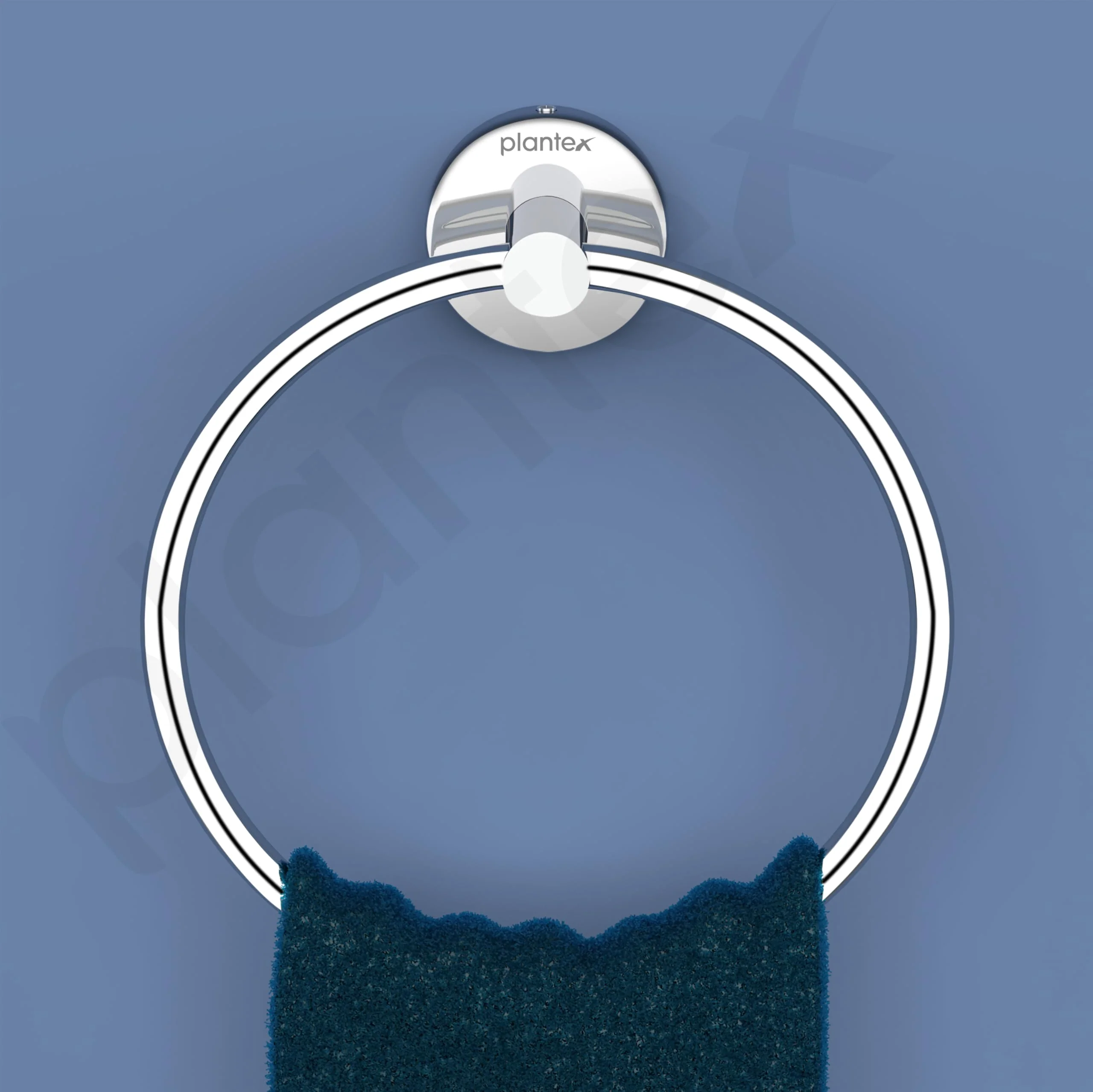 Plantex Stainless Steel Round Napkin Hanger for Bathroom/Towel Holder for Wash Basin/Napkin Holder/Bathroom Accessories - (Chrome) Pack of 1 - Image 7