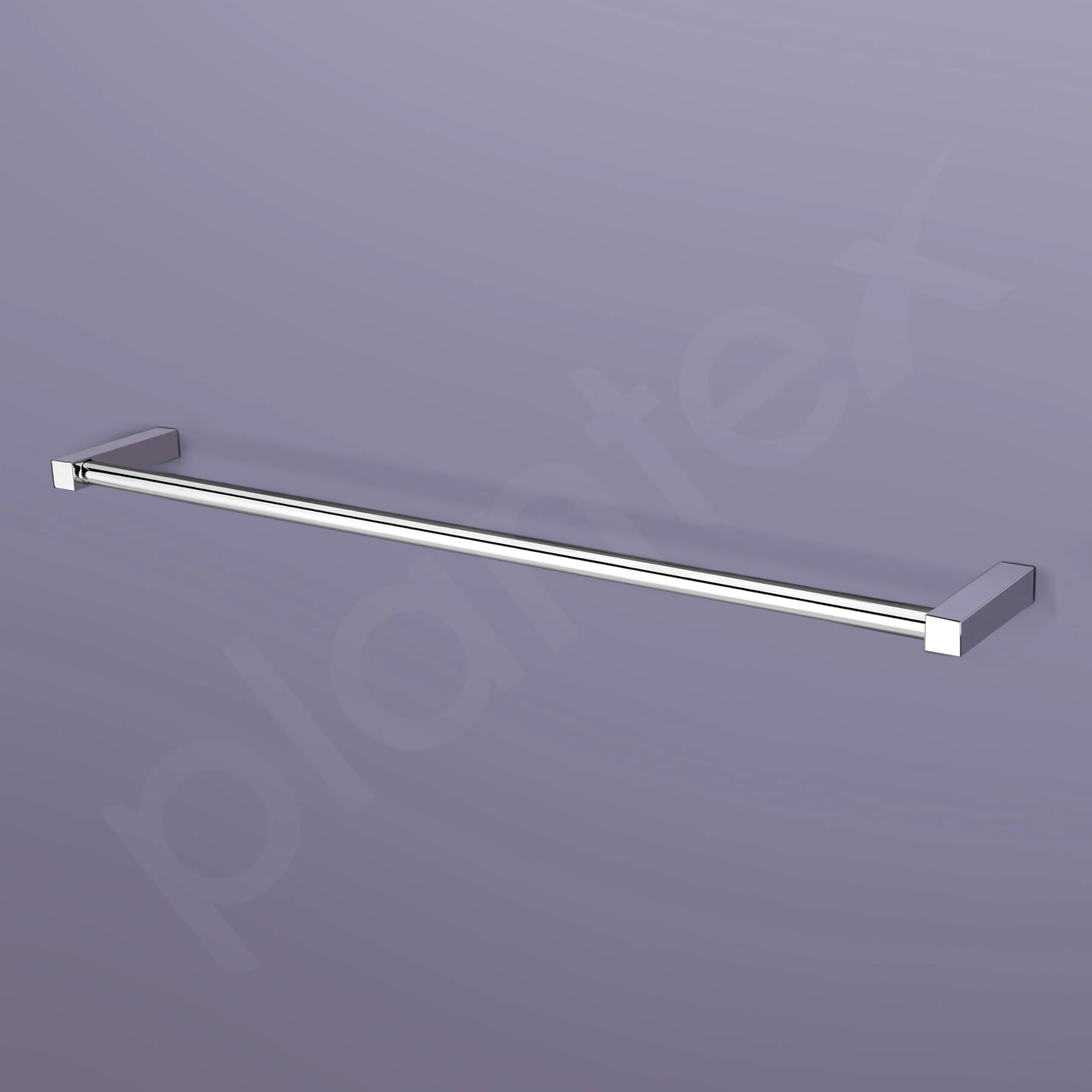 Plantex Stainless Steel Towel Hanger for Bathroom/Single Towel Rod/Towel Bar/Bathroom Accessories (18 Inch-Chrome - 1004) - Image 6