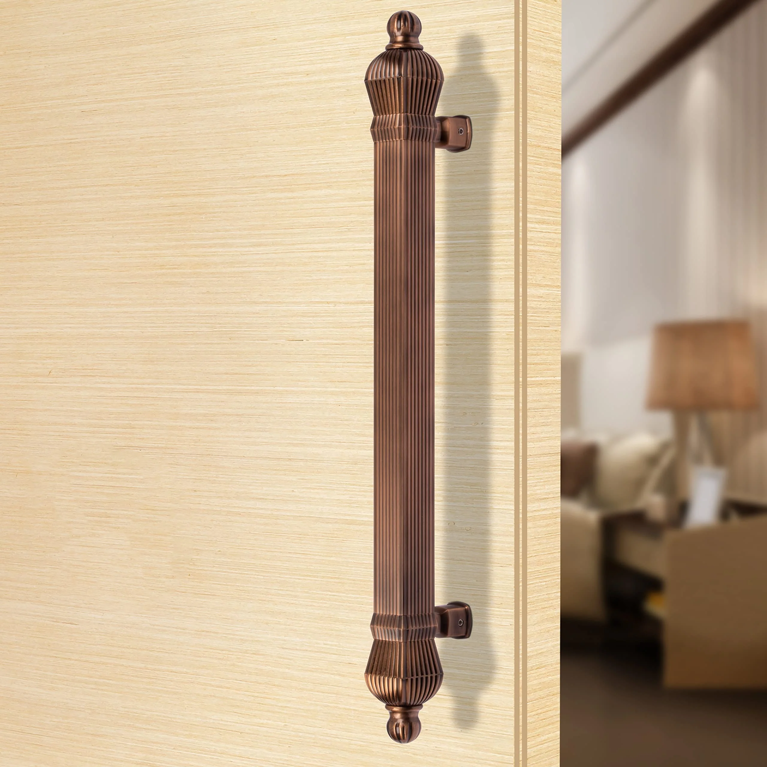 Plantex Taj Heavy Duty Main Door Handle - 17-Inch Pull Push Handle for Doors - Pack of 1 (319-Copper Antique Finish) - 3 Years Warranty - Image 7