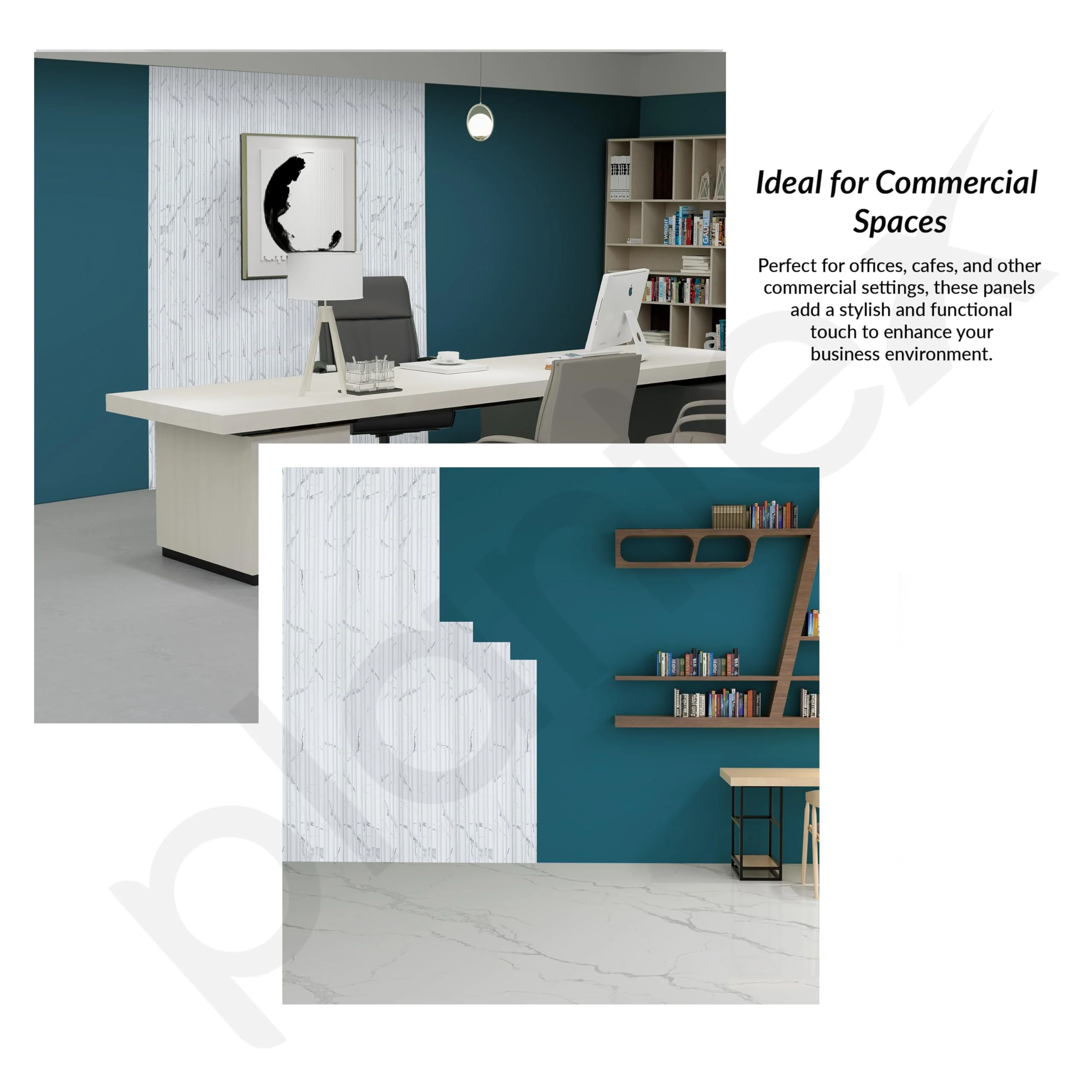Plantex Wall Panel/Charcoal Louver Panel for Wall with Size - 6 Inch x 8 Ft/Durable, Lightweight, and Stylish Panels for Office/Hotel/Ideal for Walls & Ceilings - Pack of 1 (6001/131) - Image 7