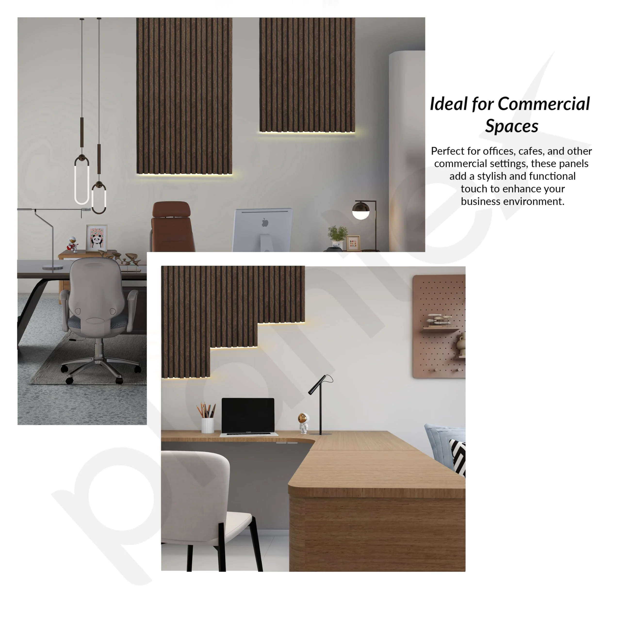 Plantex Wall Panels/Louvers Panel for Wall 8 Feet/Charcoal Panel for Interior Wall Décor/3D Wall Panel - Pack of 7 Covers - 21 Sq. Ft, Size-5 Inch x 8 Feet (Cocoa Wooden) - Image 7